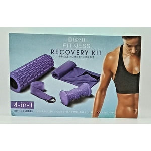 Lomi Fitness Recovery Kit 4 Piece Home Fitness Set Purple